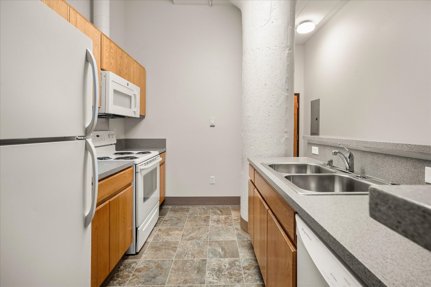 Galley Kitchen in Select Units